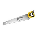 Stanley JetCut ince el testeresi (500 mm uzunluk, 11 diş/inç, çift malzeme, sert uçlu dişler, 45°/90° dayanak, ahşapta ince kesimler için) 2-15-599
