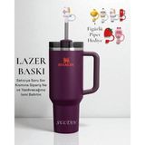 Stanley Kişiselleştirilebilir Quencher Pipetli Termos 1,18 L Mor