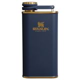 Stanley Klasik Kolay Doldurma Geniş Ağızlı Şişe 8oz | Sızdırmaz Cep Şişesi | Menteşe Bağlantılı Asla Kapağı Kaybetmeyin | Yalıtımlı Paslanmaz Çelik Likör Kabı | BPA içermez | Alacakaranlık