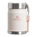 Stanley Klasik Paslanmaz Çelik Yemek Termosu Kaşıklı Rose Quartz 0.40L