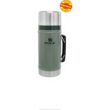 Stanley Klasik Vakumlu Çelik Yemek Termosu 0.94 Lt % 100 Orjinal ( Ömür Boyu Garanti ) - 940 ml - Yeşil