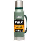 Stanley Klasik Vakumlu Paslanmaz Çelik Termos, Yeşil, 1 L, Çift Duvar Yalıtımı, Makinede Yıkanabilir, 11.7W x 35.8H cm