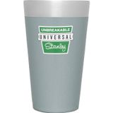 Stanley Milestone Vakumlu Pint 0,1 gal (0,47 L) Çekiç Tonu Gümüş Vakumlu Yalıtımlı Tumbler, Paslanmaz Çelik, Kahve, Sıcak ve Soğuk Tutma, Bira, Outdoor Aktiviteleri, Spor Oyunları, Bulaşık Makinesinde