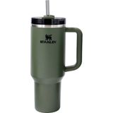 Stanley Quencher .0 Flowstate Pipetli Termos 1,18 L Haki, Uzun Süre Sıcak/soğuk Tutar, Dayanıklı Çel