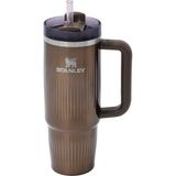 Stanley Quencher .0 Fluted Termos 0,59 L Kahverengi, Uzun Süre Sıcak/soğuk Tutar, Dayanıklı Çelik Ya