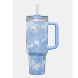 Stanley Quencher 1.18 lt Mavi Beyaz Pipetli Termos