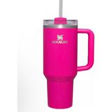 Stanley Quencher 1,18 Lt Camelia Pipetli Termos Pembe Renkli Uzun Süre Sıcak/Soğuk Kullanım