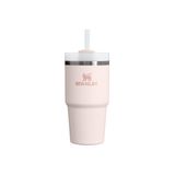 STANLEY Quencher H2.0 FlowState Tumbler 20oz Pipetli Termos Bardak 0.60 Litre - Pembe Kuvars (Rose Quartz) | Paslanmaz Çelik