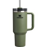 Stanley Quencher H2.0 Saplı ve Pipetli Bardak 40 oz | Flowstate 3 Pozisyonlu Kapak | Seyahat için Uyumlu Bardak | Yalıtımlı Paslanmaz Çelik Bardak | BPA İçermez | Kurutulmuş Çam