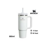 Stanley Quencher H2.O FlowState™ Tumbler Pipetli Termos 0.8L Pipetli Matara BEYAZ