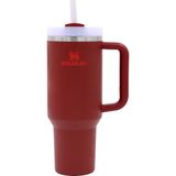 Stanley Quencher .o Flowstate Tumbler Pipetli Termos 1,18 L Kırmızı, Uzun Süre Sıcak/soğuk Tutar, Da