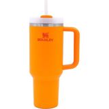 Stanley Quencher .o Flowstate Tumbler Pipetli Termos 1,18 L Turuncu, Uzun Süre Sıcak/soğuk Tutar, Da