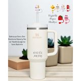 Stanley Quencher Pipetli Termos 1,18 L Krem - 1,18 lt