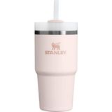 Stanley Quencher Pipetli Termos Bardak, Pembe Kuvars (Rose Quartz), 0.60 Litre - Renkli