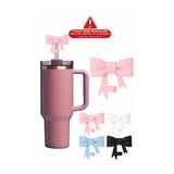 Stanley Quencher Uyumlu 2 Adet Kurdeleli Termos Süsü/Kurdele Pipet Tıpası/Pipet Kapağı (Karışık)