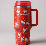Stanley Quencher X Hello Kitty Kırmızı 1.18 lt Pipetli Termos