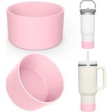 Stanley Quencher - Yeni Nesil Pipetli Termos Aksesuarı Kalın Silikon Taban Koruyucusu ( 1ADET) - Pembe