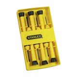 Stanley Saatci Tornavida Seti 6 Parça Yüksek Torklu Krom Vanadyum Çeliği ile Ergonomik Tasarım 0-66-052