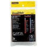 Stanley Sıcak tutkal çubukları (DualMelt, 12 mm x 101 mm, GR15 için sıcak tutkal kartuşları, 24 adet) 1-GS10DT