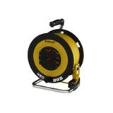 Stanley ST-P-4025 Dört Prizli 3x2.5 mm 40 Metre Makaralı Seyyar Uzatma Kablosu