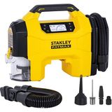Stanley Sxvı02001 12Volt/18Volt 160 Psı Dijital Basınç Göstergeli Lastik & Yatak Şişirme Pompası + Araç Süpürgesi + Led Lamba (Akü Dahil Değildir)