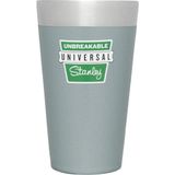Stanley The Adventure Stay-Chill Stacking Pint 16 Oz | 1960 Hammertone Silver Soğuk İçecek Bardağı 0.47 Litre - Gri - Yeşil - 470 ml