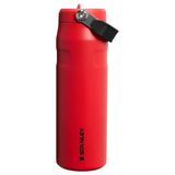 Stanley The Iceflow Bottle Flip Straw Pipetli Termos 2.0 0.7 L - (24 Oz) Chili Black