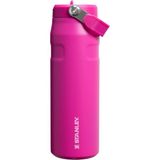 Stanley The Iceflow Bottle Flip Straw Pipetli Termos 2.0 0.7 L - (24 Oz) Violet Blossom - Renkli
