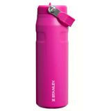 Stanley The Iceflow Bottle Flip Straw Pipetli Termos 2.0 0.7 L - (24 Oz) Violet Blossom