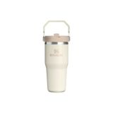 Stanley The IceFlow™ Flip Straw 2.0 Tumbler 0.41L / 14oz Cream Termos