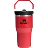 Stanley The Iceflow™ Flip Straw 2.0 Tumbler 0.59L / 20OZ Chili Black Termos AS10134250131 - Kiremit