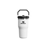 Stanley The IceFlow Flip Straw 2.0 Tumbler 0.6 lt Beyaz Siyah Termos