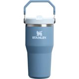 Stanley The Iceflow Flip Straw Mavi 0.60 lt Pipetli Termos Bardak