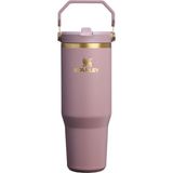 Stanley The IceFlow Flip Straw Metalik Pembe 0.89 lt Pipetli Termos