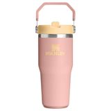 Stanley The IceFlow Flip Straw Paslanmaz Çelik Pipetli Termos 2.0 Tumbler 0.41L - Peach Rose