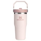 Stanley The IceFlow Flip Straw Paslanmaz Çelik Pipetli Termos 2.0 Tumbler 0.41L - Rose Quartz