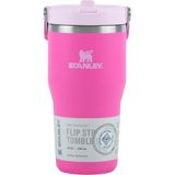 Stanley The Iceflow Flip Straw Pembe Termos 590 ml Paslanmaz Çelik Malzeme ile Aktif Hidratasyon