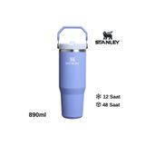 Stanley The IceFlow Flip Straw Pipetli Termos Bardak 0.89 LT Matara LİLA