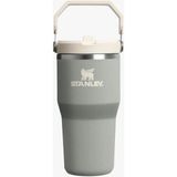 Stanley The Iceflow Flip Straw Pipetli Termos Bardak 0,60 LT-10-13425-048 - Gri - 600 ml