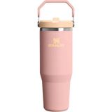 Stanley The Iceflow Flip Straw Pipetli Termos Bardak 0,89 Lt | Gül Kurusu - Şeftali - 890 ml