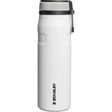 Stanley The Iceflow Twist Flip Termos 0.70 lt Koyu Beyaz Renkli Taşınabilir Kamp ve Outdoor Uyumlu - 700 ml