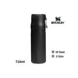 Stanley The IceFlow Twist Flip Termos 0.71 LT Termos Kupa Kamp Matara SİYAH