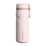 STANLEY The IceFlow™ Twist & Flip Termos Su Şişesi 0.47 Litre - Pembe Kuvars (Rose Quartz) | Paslanmaz Çelik
