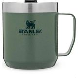 Stanley The Legendary Camp Mug Kapaklı Termos Bardak 0.35L 12OZ - Hammertone Green - 350 ml - Yeşil