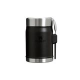 Stanley The Legendary Food Jar + Spork 0.4L Yemek Termosu 10-11353-0105 Siyah