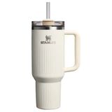 Stanley The Quencher Fluted Tumbler Pipetli Termos Bardak 1,18L Cream Gloss