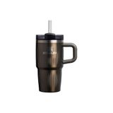 STANLEY The Quencher H2.0 Flowstate termos bardak, çift duvarlı vakum izolasyonu, 600 ml, paslanmaz çelik, 3 pozisyonlu vidalı kapak ve pipet, bulaşık makinesinde yıkanabilir