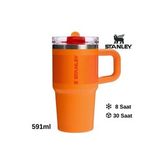 Stanley The Quencher ProTour Flip Straw Pipetli Termos 0,60 LT Pipetli Matara (Turuncu)