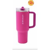 Stanley The Quencher Protour Flip Straw Tumbler Pipetli Termos 1,18 Lt - Pastel Pembe