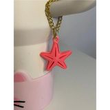 Stanley Yıldız Model Quencher Termos Bardak Aksesuarı Zincirli Dekoratif Süs - Pembe - 1,18 lt